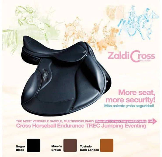 SILLA ZALDI COMPLETO ZALDI CROSS - Tienda Hípica Online | D’Hispania ®