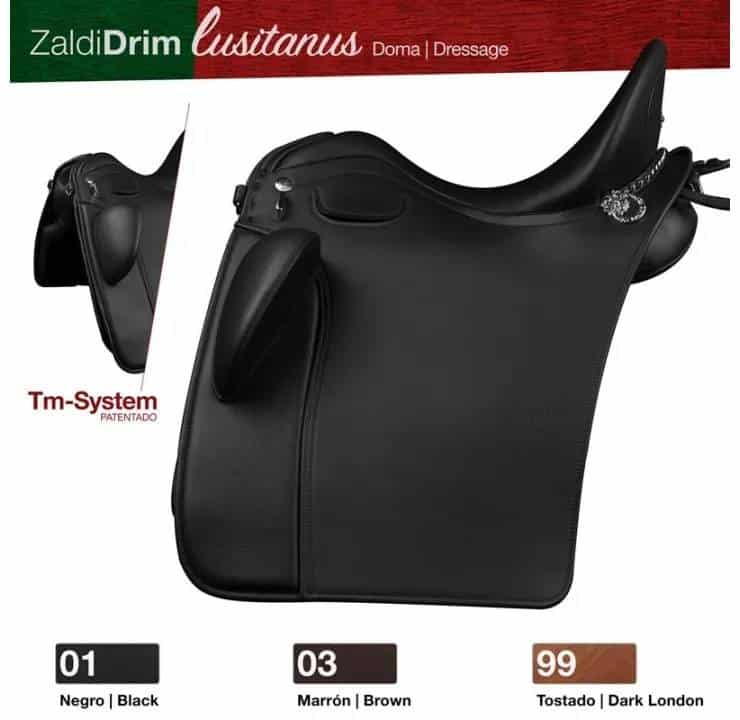 SILLA ZALDI DOMA DRIM Lusitanus - Tienda Hípica Online | D’Hispania ®