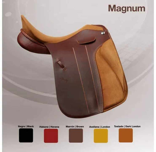 SILLA ZALDI DOMA MAGNUM - Respaldo Elevado Postura Correcta Monofaldón Baste Goma Látex - Tienda Hípica Online | D’Hispania ®