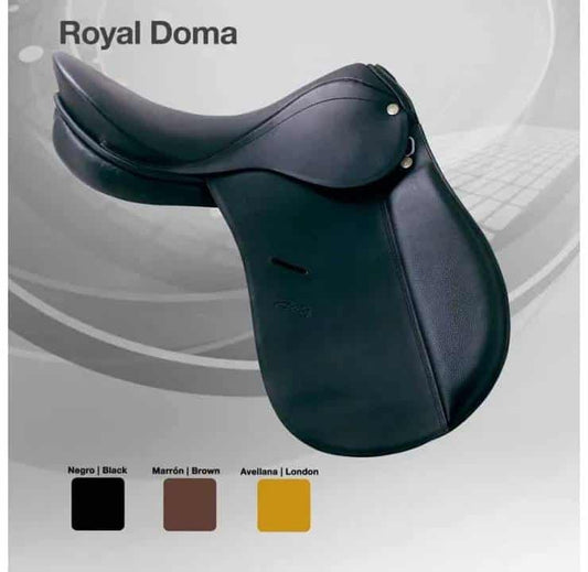 SILLA ZALDI DOMA ROYAL DOMA - Iniciación Doma Clásica Rodillera Interior Tecnología Avanzada - Tienda Hípica Online | D’Hispania ®