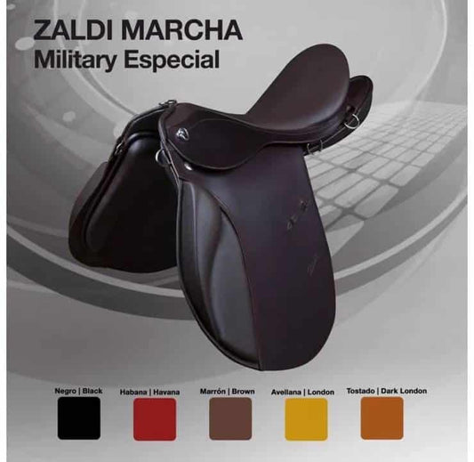 SILLA ZALDI MARCHA MILITARY ESPECIAL - Tienda Hípica Online | D’Hispania ®