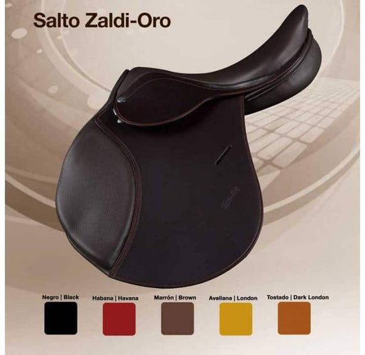 SILLA ZALDI SALTO ZALDI ORO - Tienda Hípica Online | D’Hispania ®