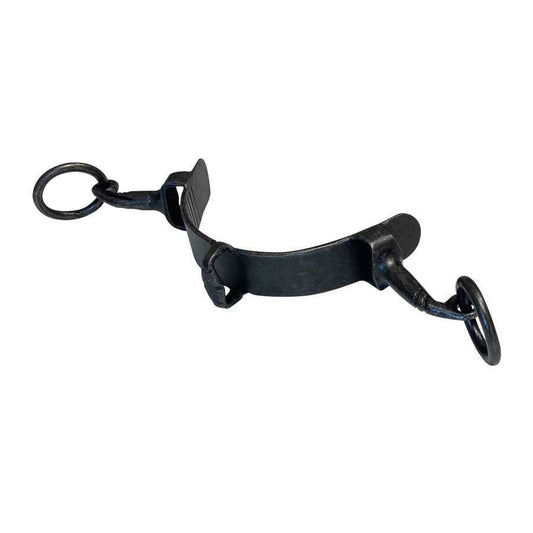 Serreta de muserola de fragua sin dientes 2 pilares, chapa 3 mm - Tienda Hípica Online | D’Hispania ®