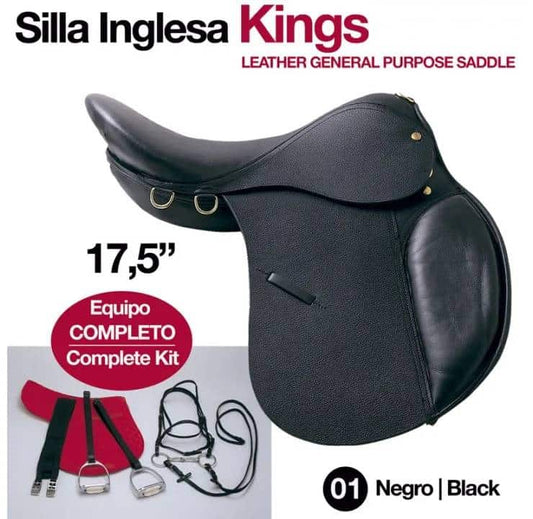 Silla Inglesa Kings Equipo Completo 2024 - Kit Completo Uso General - Tienda Hípica Online | D’Hispania ®