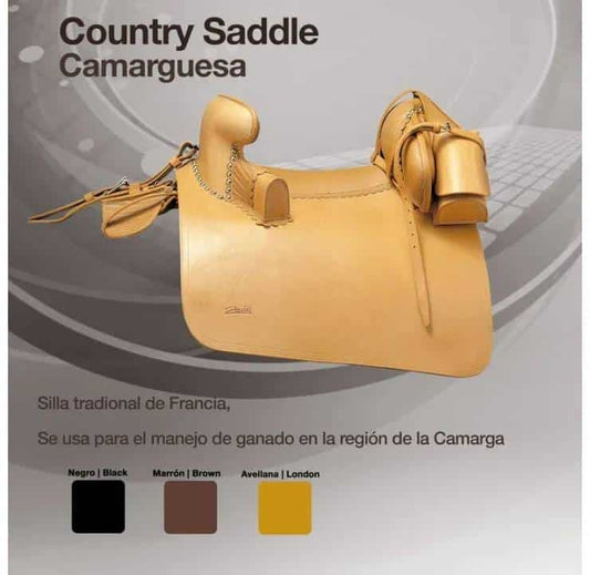 Silla Zaldi Campera Camarguesa - Tradicional Francia Manejo Ganado Camarga - Tienda Hípica Online | D’Hispania ®