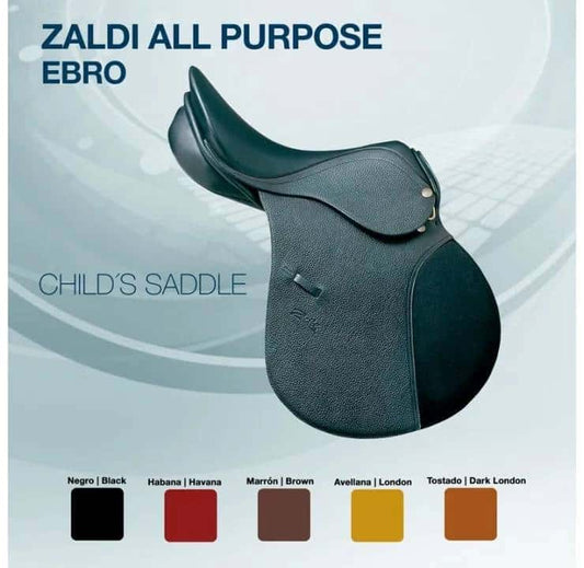 Silla Zaldi Ebro Niño 2024 - Uso General Infantil Premium - Tienda Hípica Online | D’Hispania ®