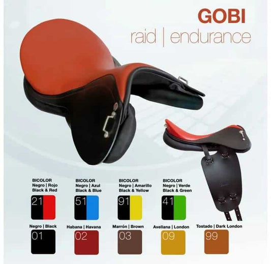 Silla Zaldi Raid Gobi 2024 - Endurance Alto Confort Sin Faldones - Tienda Hípica Online | D’Hispania ®