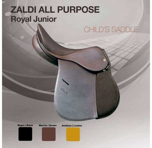 Silla Zaldi Royal Junior 2024 - Primera Silla Joven Jinete Premium - Tienda Hípica Online | D’Hispania ®