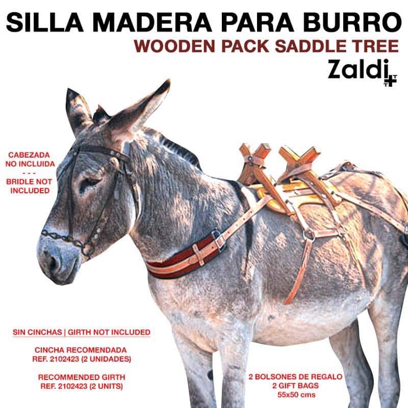 Silla para Burro (Madera) - Tienda Hípica Online | D’Hispania ®