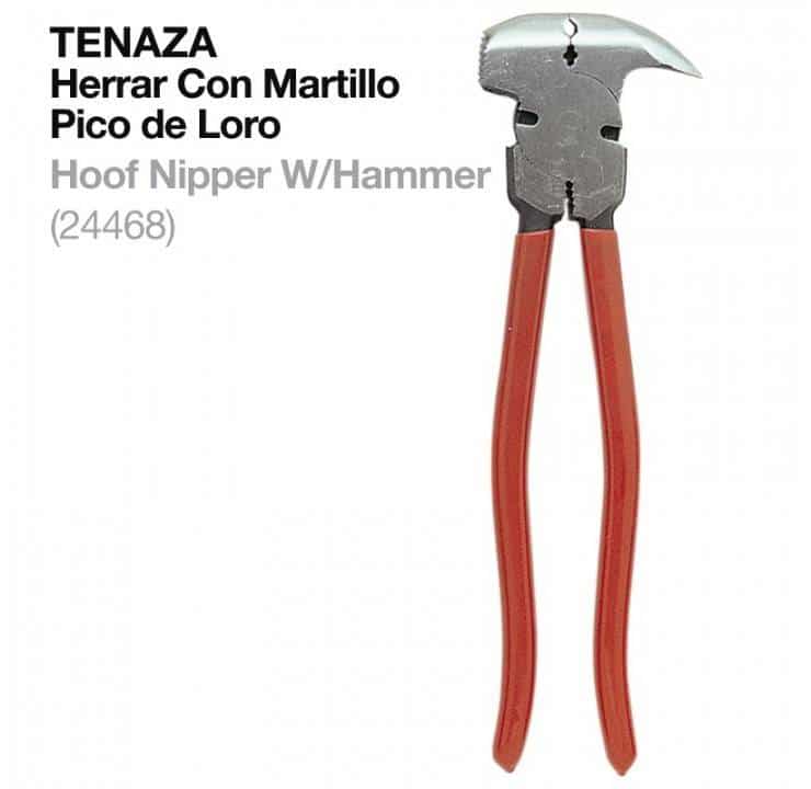 TENAZA HERRAR CON MARTILLO PICO DE LORO 24468 - Tienda Hípica Online | D’Hispania ®