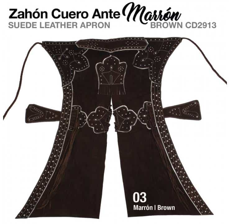 ZAHÓN CUERO ANTE ECO. MARRÓN - Tienda Hípica Online | D’Hispania ®