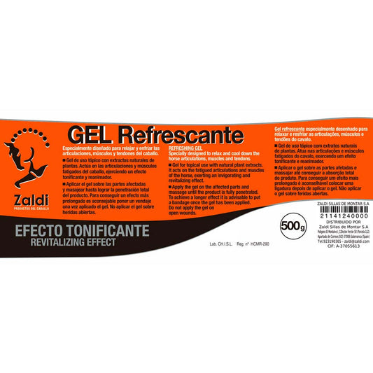 ZALDI GEL REFRESCANTE TENDÓN 0.5kg - Tienda Hípica Online | D’Hispania ®