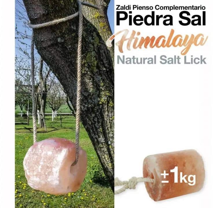 Zaldi Pienso Complementario Piedra Sal Himalaya +/-1kg - Natural - Tienda Hípica Online | D’Hispania ®