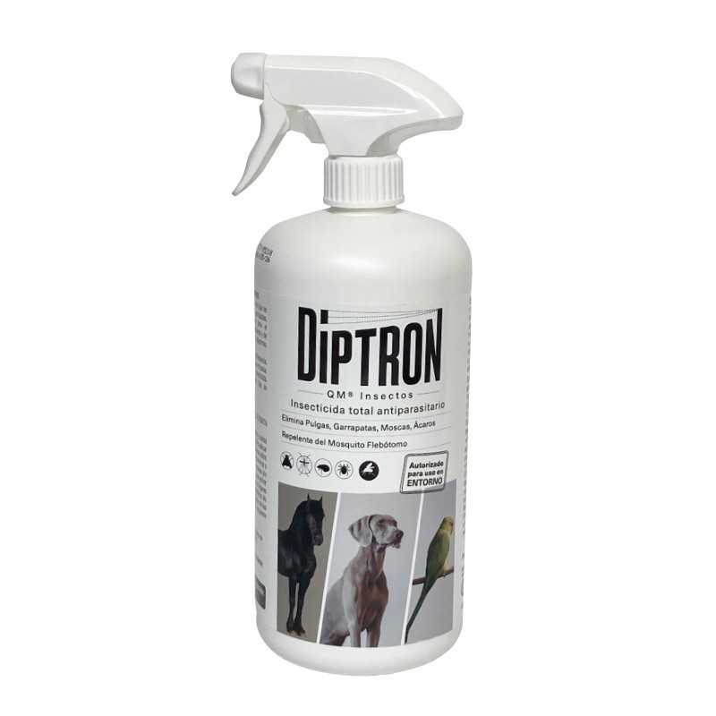 Spray insecticida total DIPTRON QM de Tienda Hípica D'Hispania para eliminar insectos en el hogar.