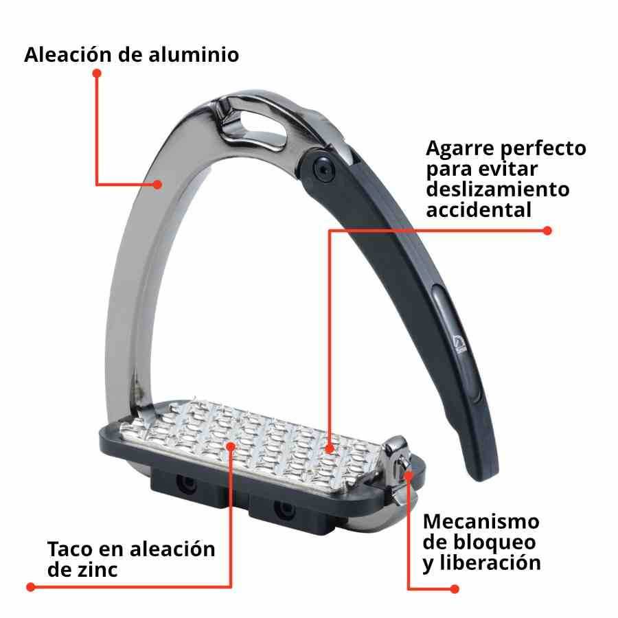 Estribo de seguridad Tattini en aleación de aluminio