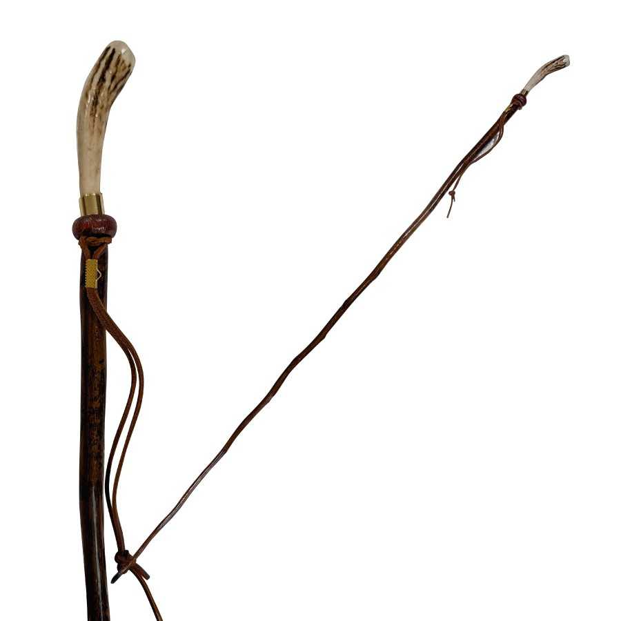 Fusta artesanal con cuerno de ciervo - Tienda Hípica Online | D'Hispania ®