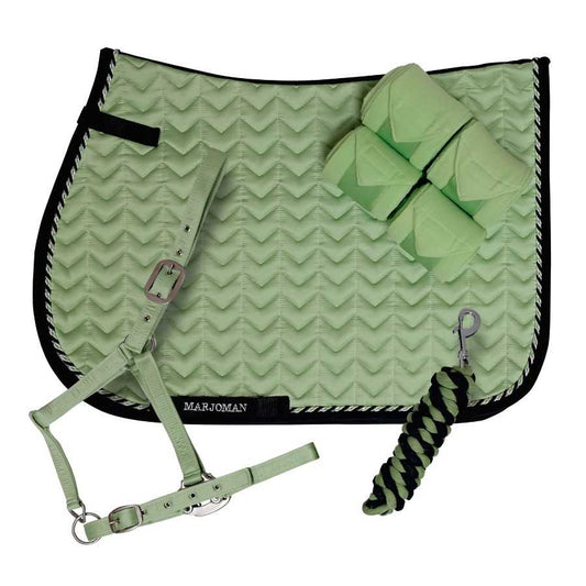 Juego espiga compuesto por mantilla + cabezada + ramal + vendas