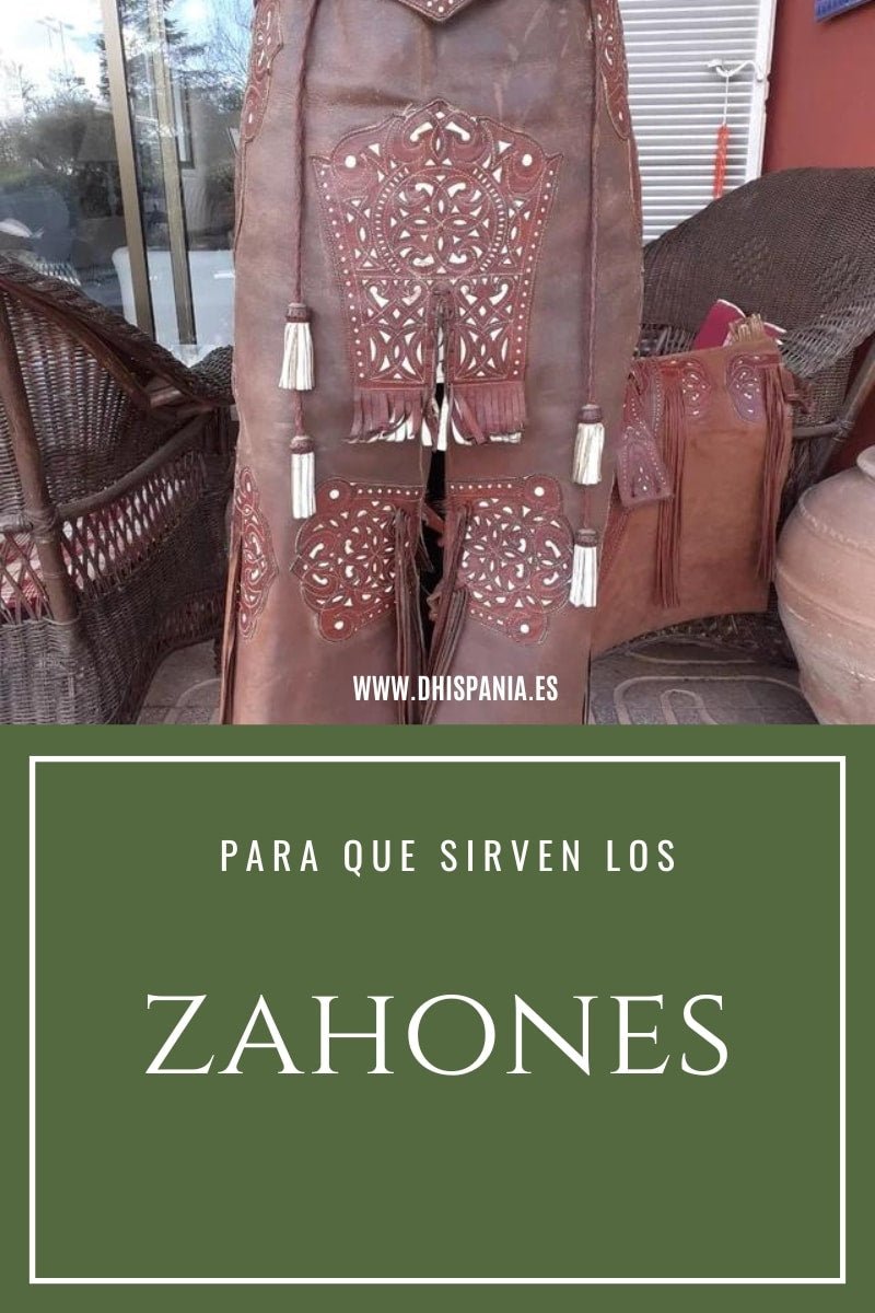 Zahones de cuero para doma vaquera - Protección tradicional española D'Hispania