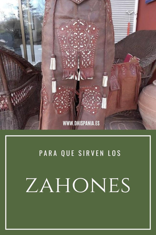 Zahones de cuero para doma vaquera - Protección tradicional española D'Hispania