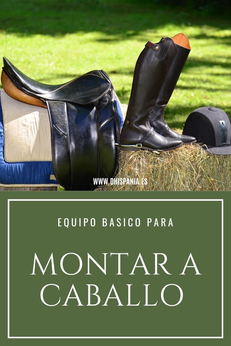 Equipo básico para montar a caballo - Guía completa del jinete principiante D'Hispania