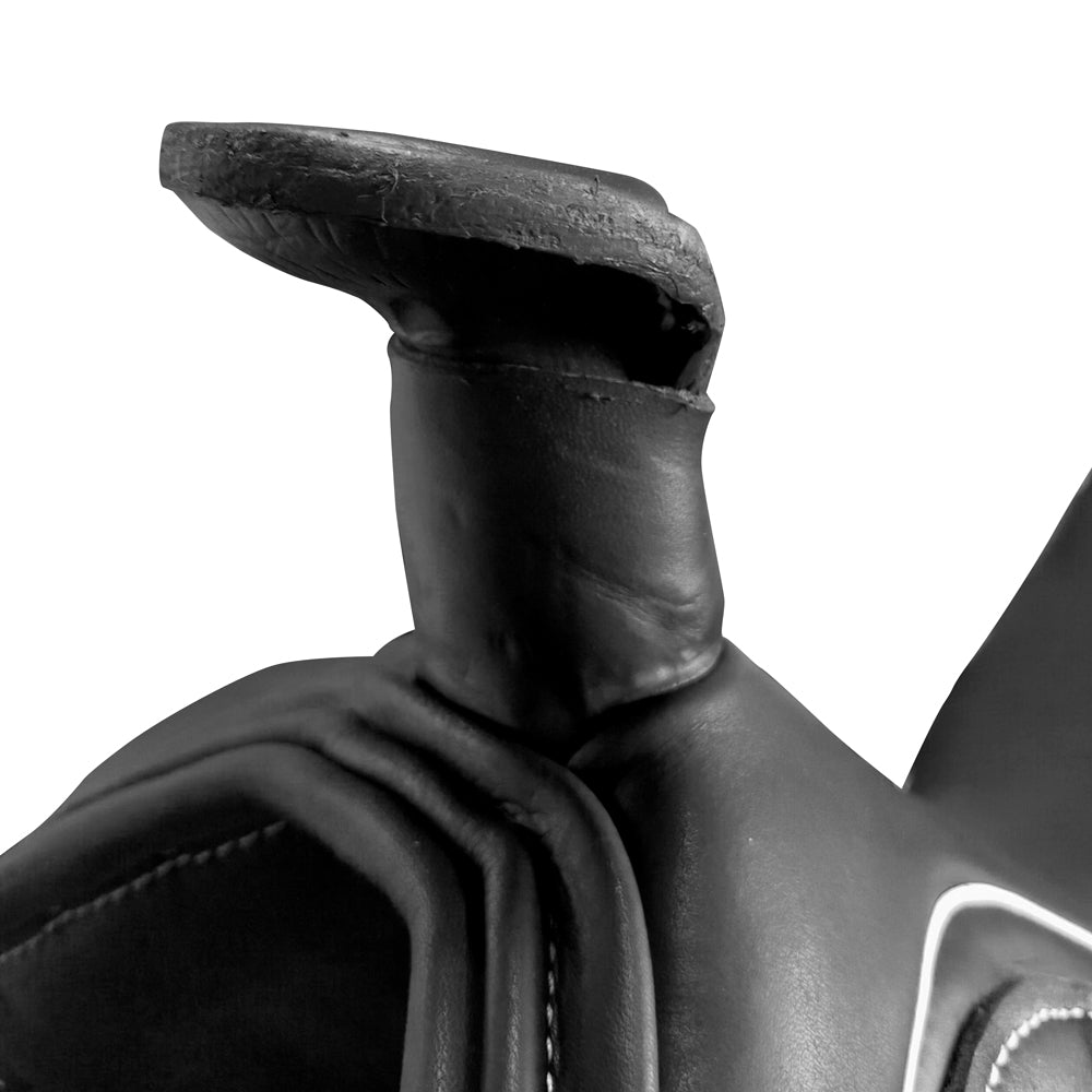 Silla Zaldi Marcha Australiana con Pomo - Cuero Premium | Garantía 10 Años - Tienda Hípica Online | D'Hispania ®