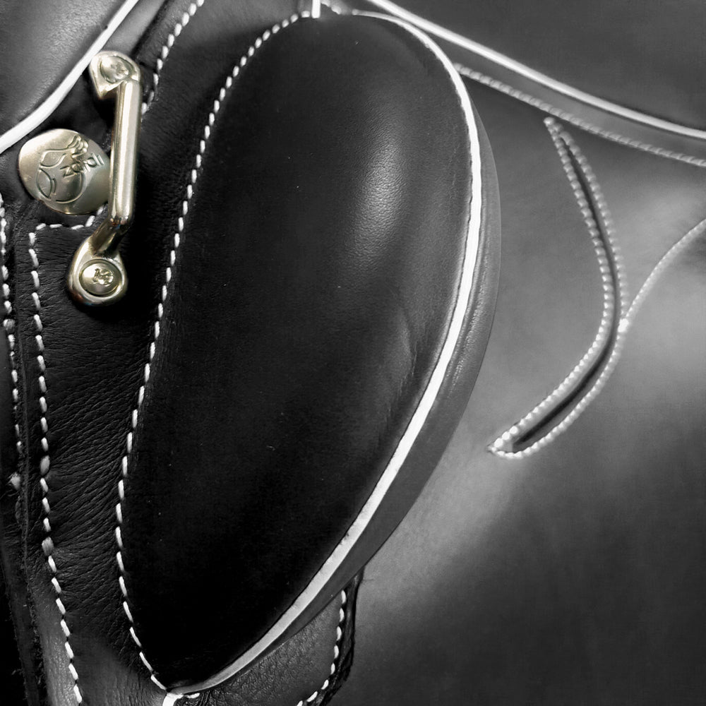 Silla Zaldi Marcha Australiana con Pomo - Cuero Premium | Garantía 10 Años - Tienda Hípica Online | D'Hispania ®