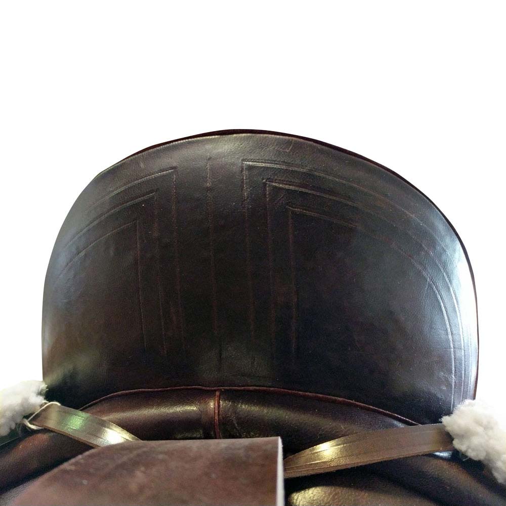 Silla de montar a caballo Castecus Vaquera Modelo Rocío Eco de Tienda Hípica D'hispania, con asiento y cinchas en cuero ecológico.