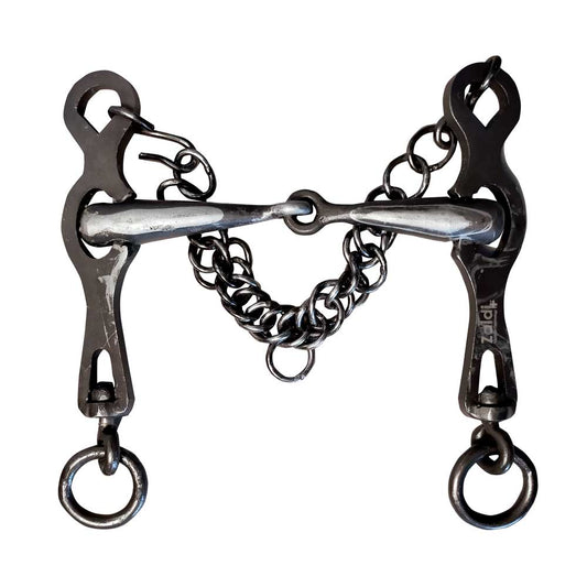 BOCADO PORTUGUÉS FORJA PARTIDO 131 INOX BITONO ENVEJECIDO