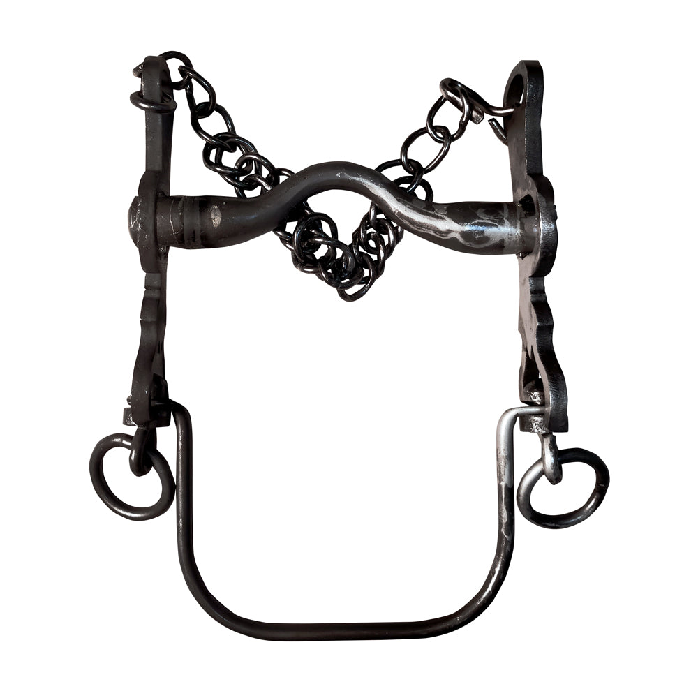 BOCADO VAQUERO FORJA 5/5 14 INOX BITONO ENVEJECIDO