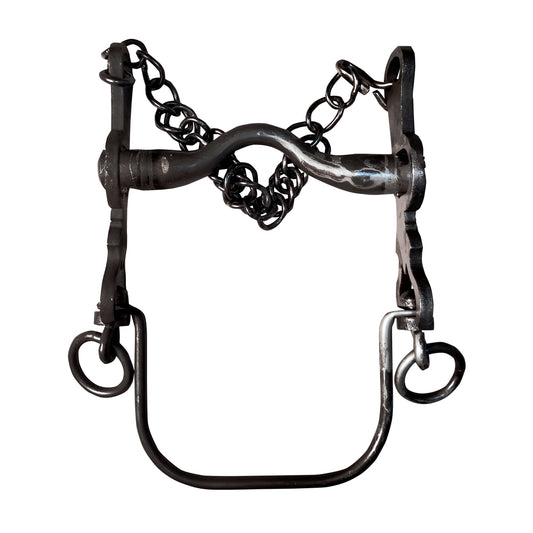 BOCADO VAQUERO FORJA 5/5 14 INOX BITONO ENVEJECIDO