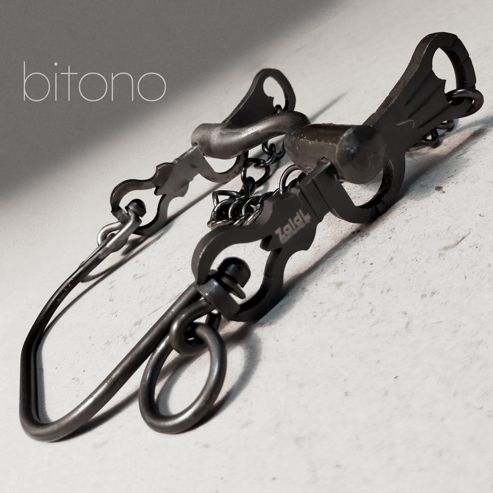 BOCADO VAQUERO FORJA 5/5 14 INOX BITONO ENVEJECIDO