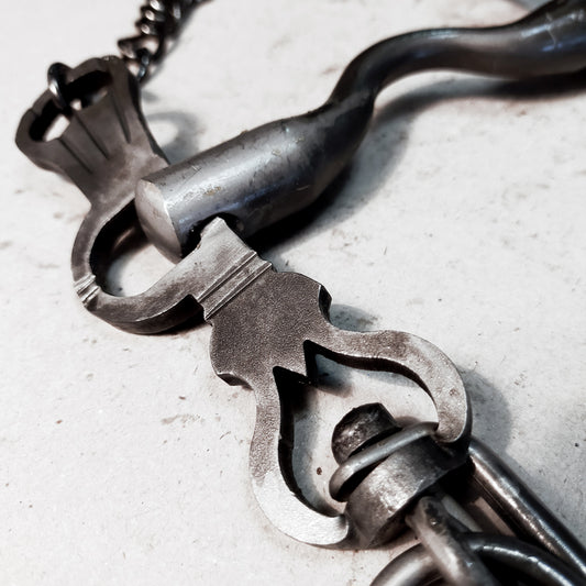 BOCADO VAQUERO FORJA 5/5 14 INOX BITONO ENVEJECIDO