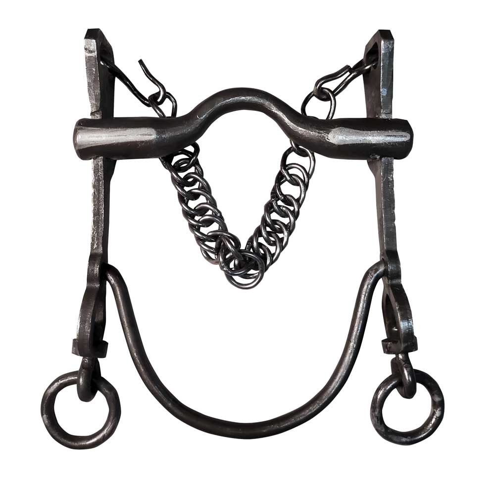 BOCADO VAQUERO FORJA MOVIBLE 08 INOX BITONO ENVEJECIDO