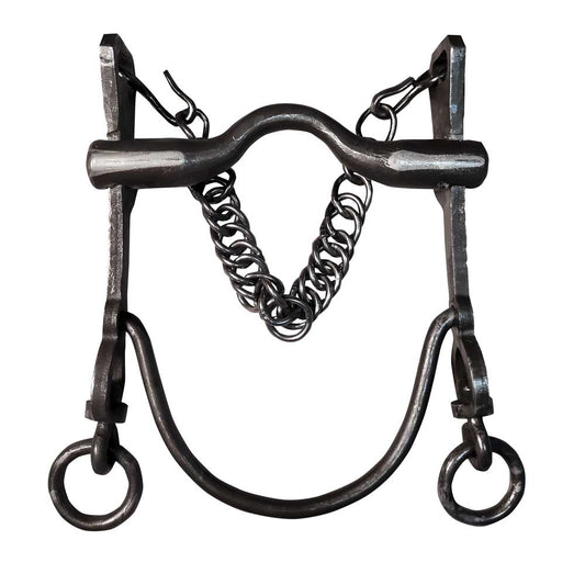 BOCADO VAQUERO FORJA MOVIBLE 08 INOX BITONO ENVEJECIDO