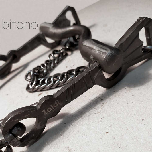 BOCADO VAQUERO FORJA MOVIBLE 08 INOX BITONO ENVEJECIDO