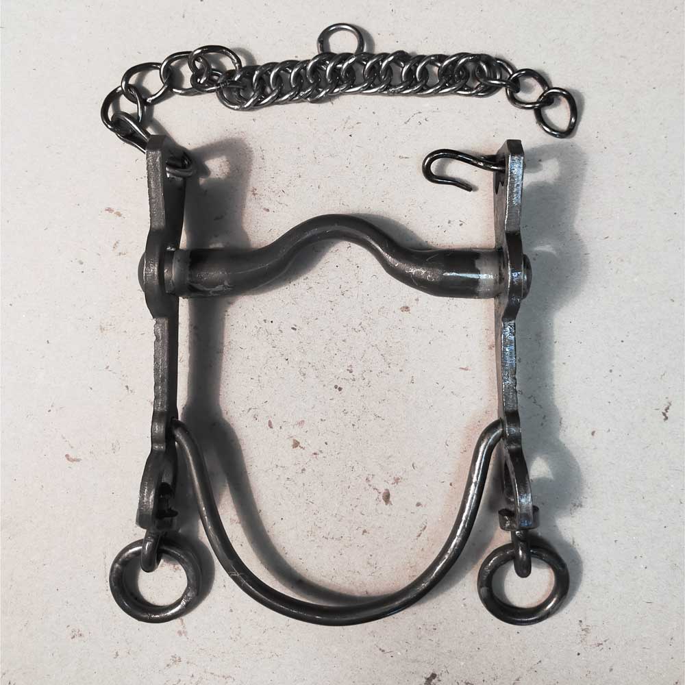 BOCADO VAQUERO FORJA MOVIBLE 08 INOX BITONO ENVEJECIDO