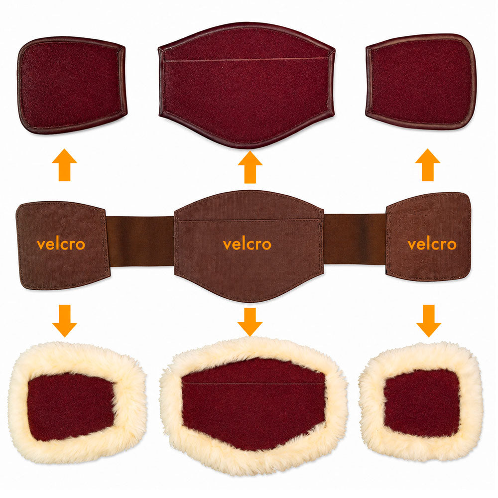 Cincha de Doma Two Padding 61805 con Elástico