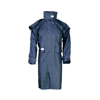 Chaqueta Larga Nevada 9557 Azul | Abrigo Ecuestre Invierno - Tienda Hípica Online | D'Hispania ®