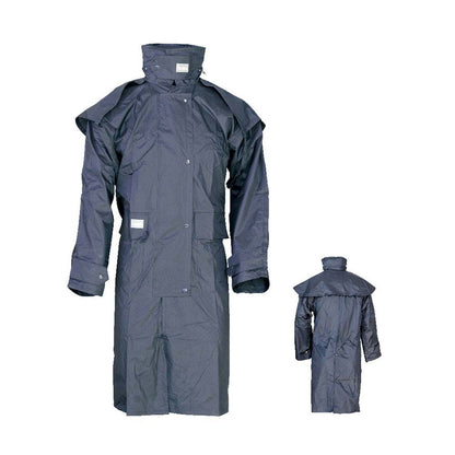 Chaqueta Larga Nevada 9557 Azul | Abrigo Ecuestre Invierno - Tienda Hípica Online | D'Hispania ®
