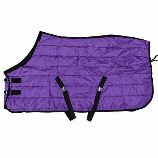 Manta de invierno para caballo Poly Fiber 200 g Púrpura