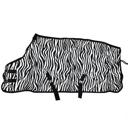Manta polar para caballo con cinchuelo Cebra