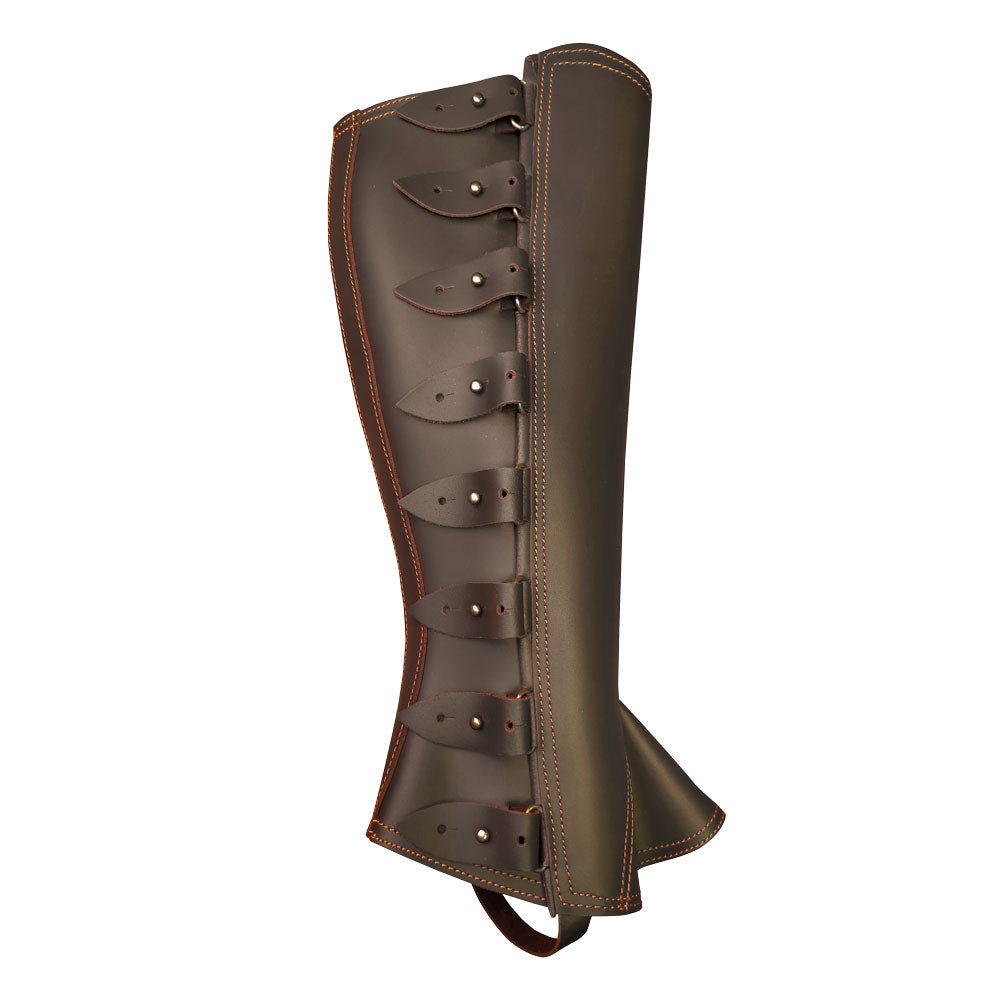 POLAINA PORTUGUESA CUERO ENGRASADA - Tienda Hípica Online | D’Hispania ®