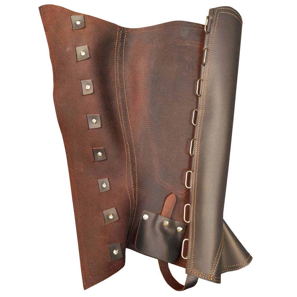 POLAINA PORTUGUESA CUERO ENGRASADA - Tienda Hípica Online | D’Hispania ®