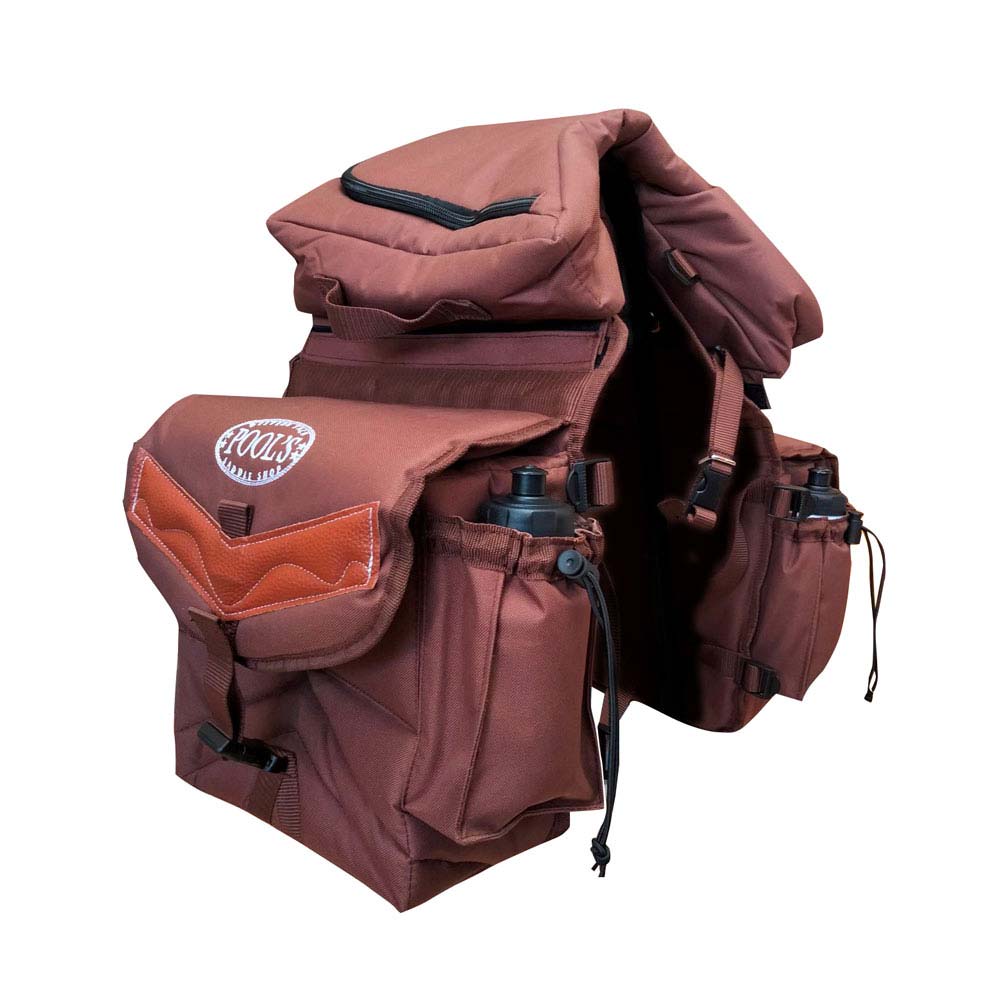 Alforja Trasera con Cantimploras AC00111 | Nylon Resistente
