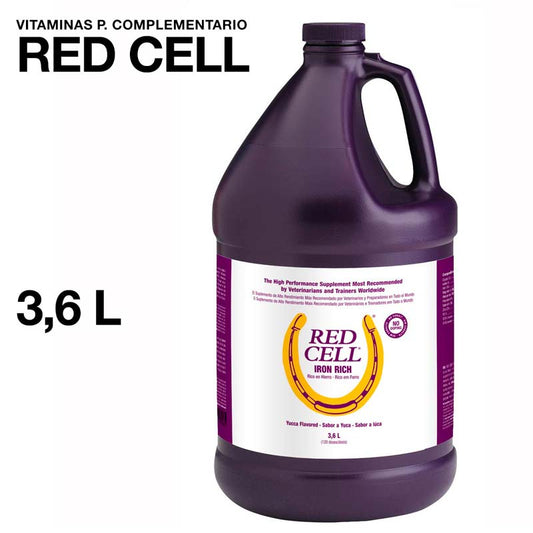 Vitaminas Red Cell - Suplemento Hierro Minerales Sabor Yuca