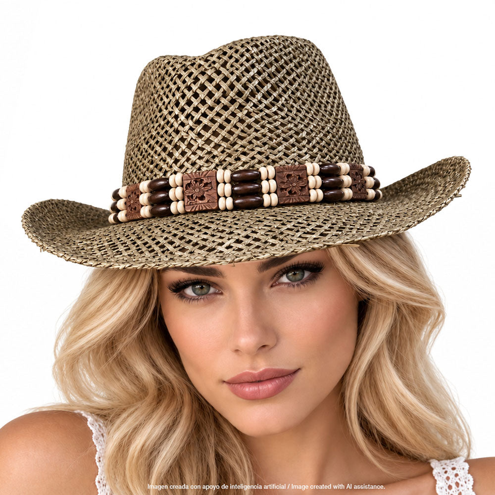 Sombrero Australiano Cordoncillo Nº421 Beige | D'Hispania