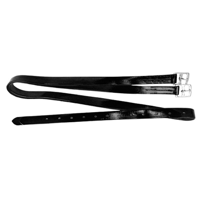 Estrobo inglés de biotano económico para caballos, de 145 cm, en color negro, con cierre de seguridad, para jinetes y entrenamientos.