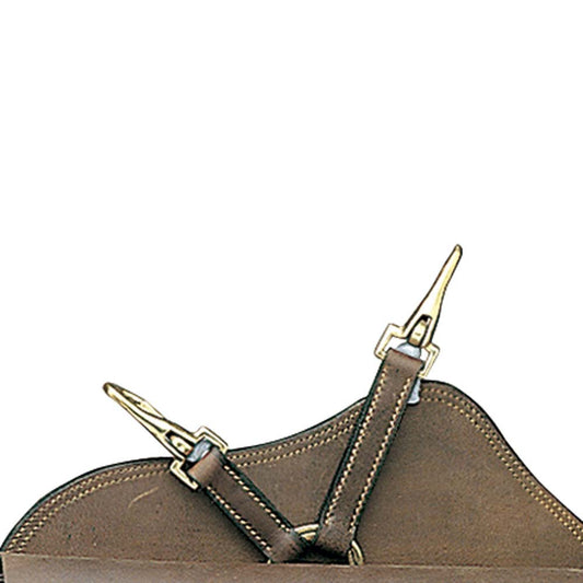 ALFORJA CUERO LATERAL CON MOSQUETÓN UNIDAD - Tienda Hípica Online | D’Hispania ®