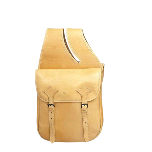 ALFORJA CUERO ZALDI EXTRA VAQUERA - Tienda Hípica Online | D’Hispania ®
