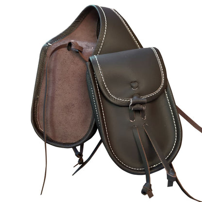 ALFORJA DELANTERA NUEVA PARA SILLA CUERO - Tienda Hípica Online | D’Hispania ®